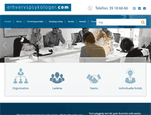 Tablet Screenshot of erhvervspsykologer.com